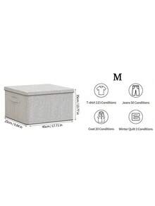 Large Foldable Storage Box Coming Soon! Moisture & Mildew Resistant, One-Touch Organizing For All Your Home Stuff - Grey - View 10
