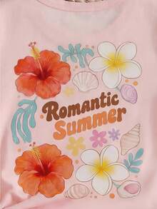 女童T恤 - 粉色 - 查看 7