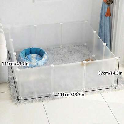 1 chiếc chuồng chó trong nhà cho thú cưng, chó Teddy, Corgi, Pomeranian, có hàng rào mờ cách ly, bảo vệ chó nhỏ, chuồng chó, chuồng chơi cho chó con, chó, chuồng chó, chuồng chơi cho chó con, đồ dùng cho chó, chuồng nhốt chó