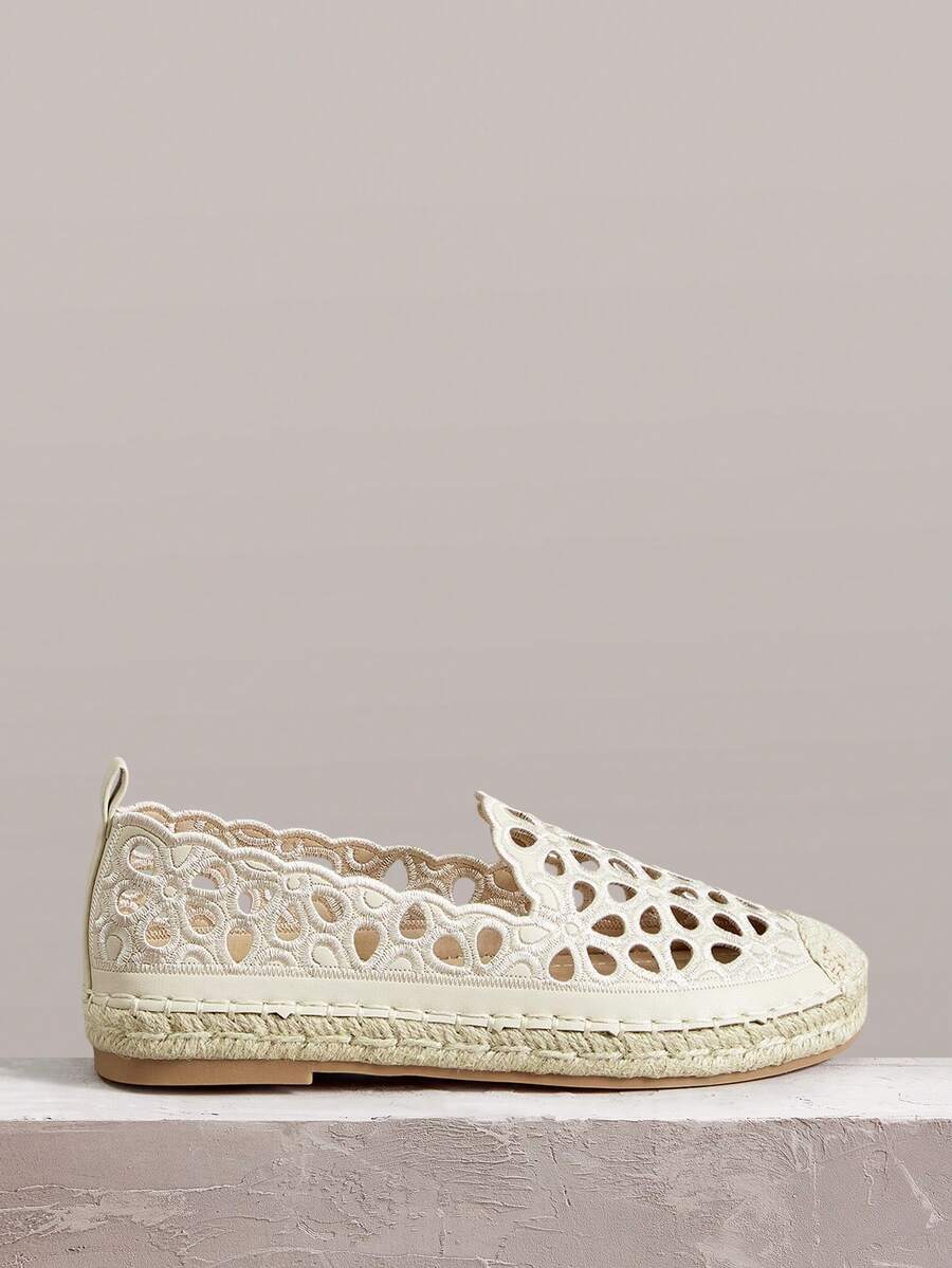 Styleloop Women's Hollow Flat Shoes, Holiday Atmosphere, Summer Wear, A Must For Travel - Apricot - View 1