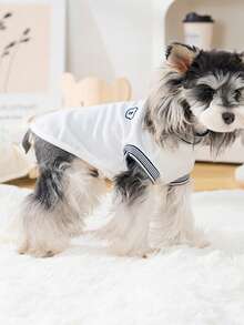 PETSIN Quần áo thú cưng mùa xuân mới, đồ dùng cho thú cưng, quần áo cho thú cưng, áo ba lỗ cho chó, áo thun cho mèo, trang phục cho gấu bông, trang phục cho động vật nhỏ, áo ba lỗ thường ngày mát mẻ, quần áo cho chó, quần áo cho mèo, áo ba lỗ hai mùa xuân hè mới. - Nhiều màu - Xem 13