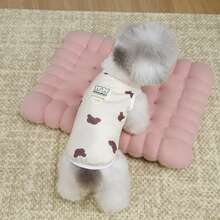 PETSIN Quần áo thú cưng mùa xuân mới, đồ dùng cho thú cưng, quần áo cho thú cưng, áo ba lỗ cho chó, áo thun cho mèo, trang phục cho gấu bông, trang phục cho động vật nhỏ, áo ba lỗ thường ngày mát mẻ, quần áo cho chó, quần áo cho mèo, áo ba lỗ hai mùa xuân hè mới. - Nhiều màu - Xem 16