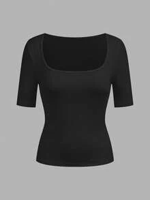 SHEIN EZwear 女士T恤 - 彩色 - 查看 5