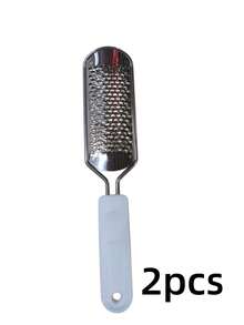 1/2/4 chiếc dụng cụ loại bỏ chai sạn, cạo da chết, tẩy tế bào chết bằng thép không gỉ, dụng cụ dũa móng chân màu bạc, thích hợp cho gia đình, du lịch, thẩm mỹ viện, spa chăm sóc chân. - Nhiều màu - Xem 18
