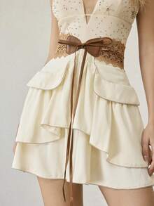 MOTF PREMIUM LACE BROWN STRAP BELT - Brown - View 2