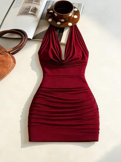 Franclia Vestido de mujer glamoroso, moderno, encantador, clásico, popular, casual, de estilo resort, de moda, versátil, romántico, de vacaciones, para exteriores, de uso diario, casual, elegante, de negocios, de commute, para el Día de San Valentín, de cita, de fiesta, de playa, con hombros descubiertos, ajustado, corto