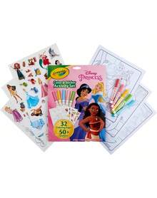 Crayola Princess Color & Sticker Activity Set For Kids, 32 Coloring Pages With 50+ Stickers And Markers, Creative Art & Early Learning Toy, Gift For Girls** - Multicolor - View 5