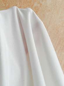 Soleia 新款休闲度假西部海滩婚礼宾客礼服，毕业早午餐，圣帕特里克节，春假，复活节，音乐节，优雅波西米亚热带风情棕色纹理针织荷叶边不对称肩部两件套，饰以串珠刺绣和海星图案 - 彩色 - 查看 10