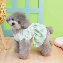 PETSIN 新款春季狗狗裙装、猫咪服装、可爱动物酷炫连衣裙、狗狗套装、新款春季裙子 - 彩色 - 查看 9