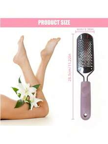 1/2/4 chiếc dụng cụ loại bỏ chai sạn, cạo da chết, tẩy tế bào chết bằng thép không gỉ, dụng cụ dũa móng chân màu bạc, thích hợp cho gia đình, du lịch, thẩm mỹ viện, spa chăm sóc chân. - Nhiều màu - Xem 3