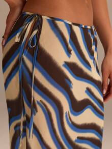 Athîral Chân váy đuôi cá họa tiết da báo dành cho nữ, thích hợp cho kỳ nghỉ hè. - Nhiều màu - Xem 5