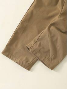 2 piezas Conjunto de camisa polo a rayas y pantalones de cintura elástica para niño pequeño, estilo urbano casual, adecuado para fiesta de cumpleaños, fiesta de noche, actuación, boda, baby shower, celebración del 1er cumpleaños - Multicolor - Ver 6