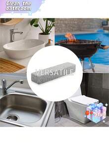 17件套浮石马桶刷套装（带手柄） - 浴室清洁石，用于去除马桶、瓷砖、水槽和浴缸上的水垢、锈渍和污垢。浴室清洁工具，配有符合人体工程学的手柄和浮石。浴室和马桶清洁刷。 - 彩色 - 查看 4