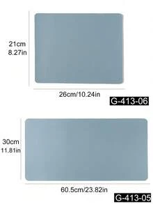 1 Tấm lót bàn làm móng gấp gọn, chống thấm nước màu xám, chất liệu da microfiber mềm mại, có đệm tay, thích hợp cho tiệm làm móng tại nhà và làm móng chuyên nghiệp. - Xám - Xem 3