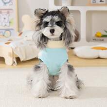 PETSIN 宠物春季新款狗狗服装 动物用品 宠物服装 狗狗背心 猫咪T恤 泰迪熊套装 小型动物服装 休闲酷炫背心 狗狗服装 猫咪服装 春夏两季新款背心 - 彩色 - 查看 9