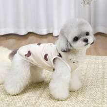 PETSIN Quần áo thú cưng mùa xuân mới, đồ dùng cho thú cưng, quần áo cho thú cưng, áo ba lỗ cho chó, áo thun cho mèo, trang phục cho gấu bông, trang phục cho động vật nhỏ, áo ba lỗ thường ngày mát mẻ, quần áo cho chó, quần áo cho mèo, áo ba lỗ hai mùa xuân hè mới. - Nhiều màu - Xem 15