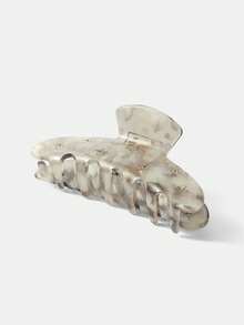 MOTF PREMIUM ACETIC ACID YELLOW MINI CLAW CLIP WITH INLAID GEMS HAIR CLAWS HAIR CLIPS HAIR JAW CLIP HAIR CLAMPS HAIR CLUTCH HAIR CATCHER CLIP - Light Grey - View 6