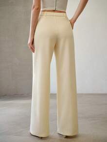 MOTF PREMIUM WOMEN'S MINIMALIST ELEGANT PANTS - Apricot - View 4