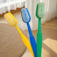 Zazumi 1 chiếc bàn chải đánh răng khổng lồ, sáng tạo, vật dụng thiết yếu cho gia đình và phòng tắm, bàn chải chà lưng lông mềm, dụng cụ mát-xa lưng. - Nhiều màu - Xem 1