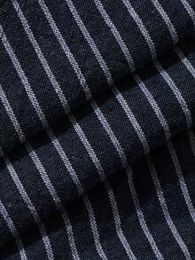 DAZY 2pcs Toddler Boys' Striped Korean Style Shirt And Loose Pants Pajama Set - Blue - View 6