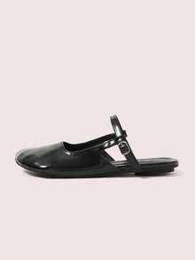 CUCCOO DOLLMOD Women's Shoes Black Mary Jane Shoes Flat Closed Toe - Black - View 1