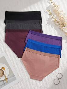 NudeFit 6 piezas/paquete Bragas de bikini cómodas de unicolor para mujer - Multicolor - Ver 2