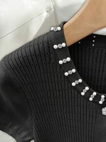 2026 Nuevo Cárdigan casual, elegante y versátil de primavera/verano para mujer,Adecuado para vacaciones, ir al trabajo, vacaciones de verano, ropa de playa, elegante. - Negro - Ver 4