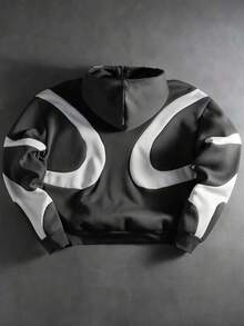 PAVTROS Áo hoodie nam phong cách đường phố phối nhiều màu, có khóa kéo, thời trang đường phố, bạn bè, phối đồ, rộng rãi, dành cho nam, họa tiết, phong cách Nhật Bản, unisex, "Tôi yêu bạn gái tôi" - Màu Xám nhạt - Xem 2
