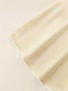 GlowEve Elegant Satin Strapless Pearl-Button Dress, Pleated Waist Slimming Midi Dress, 2026 Summer New French A-Line Dress - Champagne - View 5