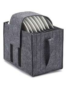 Felt Storage Bags For Plates, Cups, And Handbags; Suitable For Storing Plates, Cups, And Ceramics; Ideal For Caravans, Camping, Kitchens, RVs, Campervans, And Small Kitchen Gadgets. - Multicolor - View 11