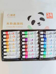 12/18/24 Colors Mixed Watercolor Paint Set, Water-Based Paint Tubes For Canvas, Wood And Crafts - multicolor - View 9