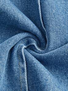 Rivivi Jeans rectos de mujer lavados de estilo casual - Azul - Ver 5