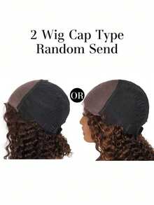 ALL READY WIG Tóc giả không keo Wear And Go, tóc thật, nhổ sẵn, cắt sẵn, màu nâu sô cô la, tóc giả ren phía trước cho phụ nữ da đen, tóc giả bob sóng nước mật độ 200, tóc giả xoăn màu tóc thật (màu nâu sô cô la, 16 inch) - S4 - Xem 15