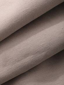 Dazy-Less 春夏时尚商务休闲宽松百慕大短裤 - 卡其色 - 查看 3