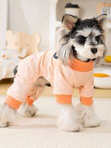 PETSIN Quần áo cho chó, quần áo cho mèo, quần áo cho động vật nhỏ bốn chân, hàng mới mùa xuân hè, quần áo cho mèo, quần áo thường ngày, quần áo mặc nhà cho chó, bộ đồ liền thân cho động vật nhỏ. - Nhiều màu - Xem 3