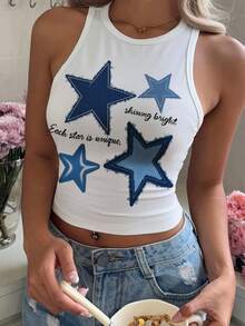 Modelyn Casual Minimalist Round Neck Tight Fit Women Tank Top, Suitable For Summer - Multicolor - View 3