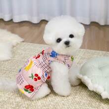 PETSIN Dog Clothing, Cat Clothing, Animal Skirts, Pet Spring/Summer New Collection, Puppy Dress, Princess Versatile Dress, Printed Stripes, Small Animal Clothing, Cool Sunscreen - Multicolor - View 15