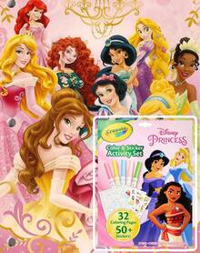 Crayola Princess Color & Sticker Activity Set For Kids, 32 Coloring Pages With 50+ Stickers And Markers, Creative Art & Early Learning Toy, Gift For Girls** - Multicolor - View 3