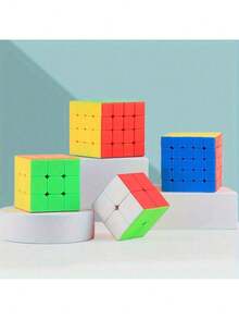 MINKOJA 1 Piece Of Second-Order, Third-Order, Fourth-Order And Rubik's Cubes, Children's Educational Beginner's Rubik's Cubes, Competition Special For Beginners, Gifts For Kids And Students - Multicolor - View 5
