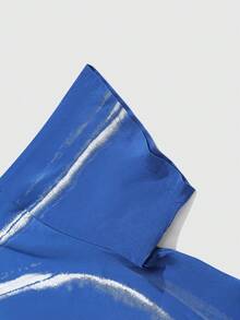 PAVTROS Men's Casual Colorblock Striped T-Shirt, Summer - Royal Blue - View 6