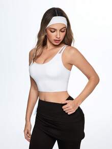 Eassivo Eassivo Women's Sports Bra & Yoga Wear - White - View 1
