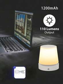 Rechargeable Touch LED Table Lamp - Portable Stepless Dimmable Night Lamp With Extendable Arm, Ideal For Creating Bedroom Ambiance, Perfect For Couples' Dinners Or Bedside Reading - Warm white light - View 8