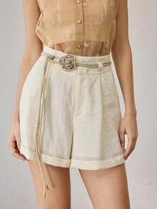 MOTF PREMIUM NEW FLOWER WAIST ROPE - Khaki - View 2