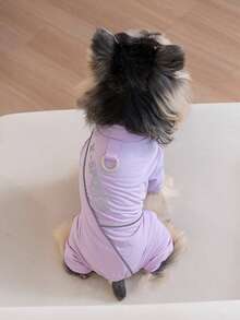 PETSIN 狗狗服装、猫咪服装、小型动物服装、春夏新品、猫咪服装、休闲服装、居家狗狗服装、小型动物连体衣 - 彩色 - 查看 12