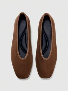 CUCCOO BIZCHIC Women's Flat Shoes - Coffee Brown - View 1