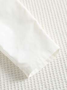 SHEIN 两件套男婴休闲学院风灰色立领衬衫和条纹松紧腰裤套装，适合生日派对、晚宴、演出、婚礼、迎婴派对、一周岁生日庆祝等场合。 - 黃色 - 查看 7