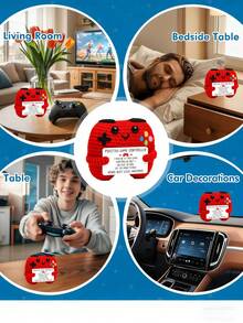 POKOJA LAND Inspirational Crochet Game Controller Christmas Gift, Handmade Game Controller Gift For Teenage Boys, Gamers, Sons Or Brothers, Emotional Crochet Decor, Christmas Stocking Stuffer - Multicolor - View 7