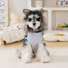 PETSIN 宠物春季新款狗狗服装 动物用品 宠物服装 狗狗背心 猫咪T恤 泰迪熊套装 小型动物服装 休闲酷炫背心 狗狗服装 猫咪服装 春夏两季新款背心 - 彩色 - 查看 11
