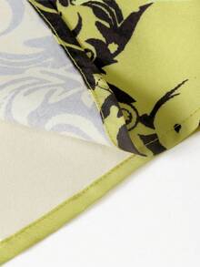 Manfinity AFTRDRK Men's Floral Print Single-Breasted Casual Versatile Commuting Short Sleeve Shirt - Light Yellow - View 5