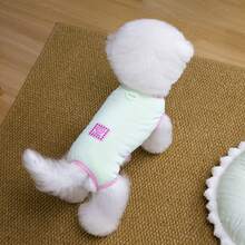 PETSIN Quần áo cho thú cưng, quần áo cho chó, quần áo cho mèo, quần yếm thường ngày, quần yếm mới cho động vật nhỏ mùa xuân và mùa hè, bộ áo liền quần có khóa kéo, đồ dùng cho thú cưng, quần yếm thường ngày - Nhiều màu - Xem 9